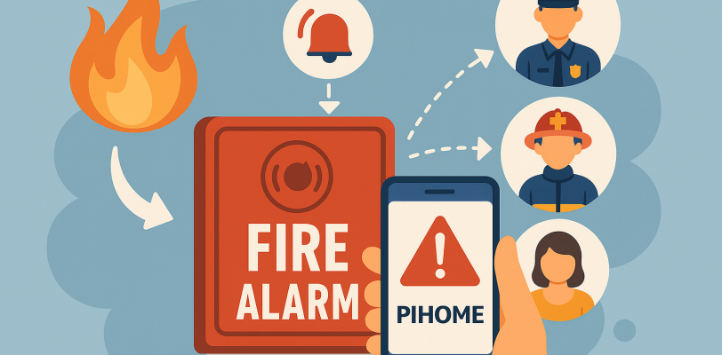 An Toàn Thời Công Nghệ: PIHOME Kết Nối Hệ Thống Báo Cháy Tự Động