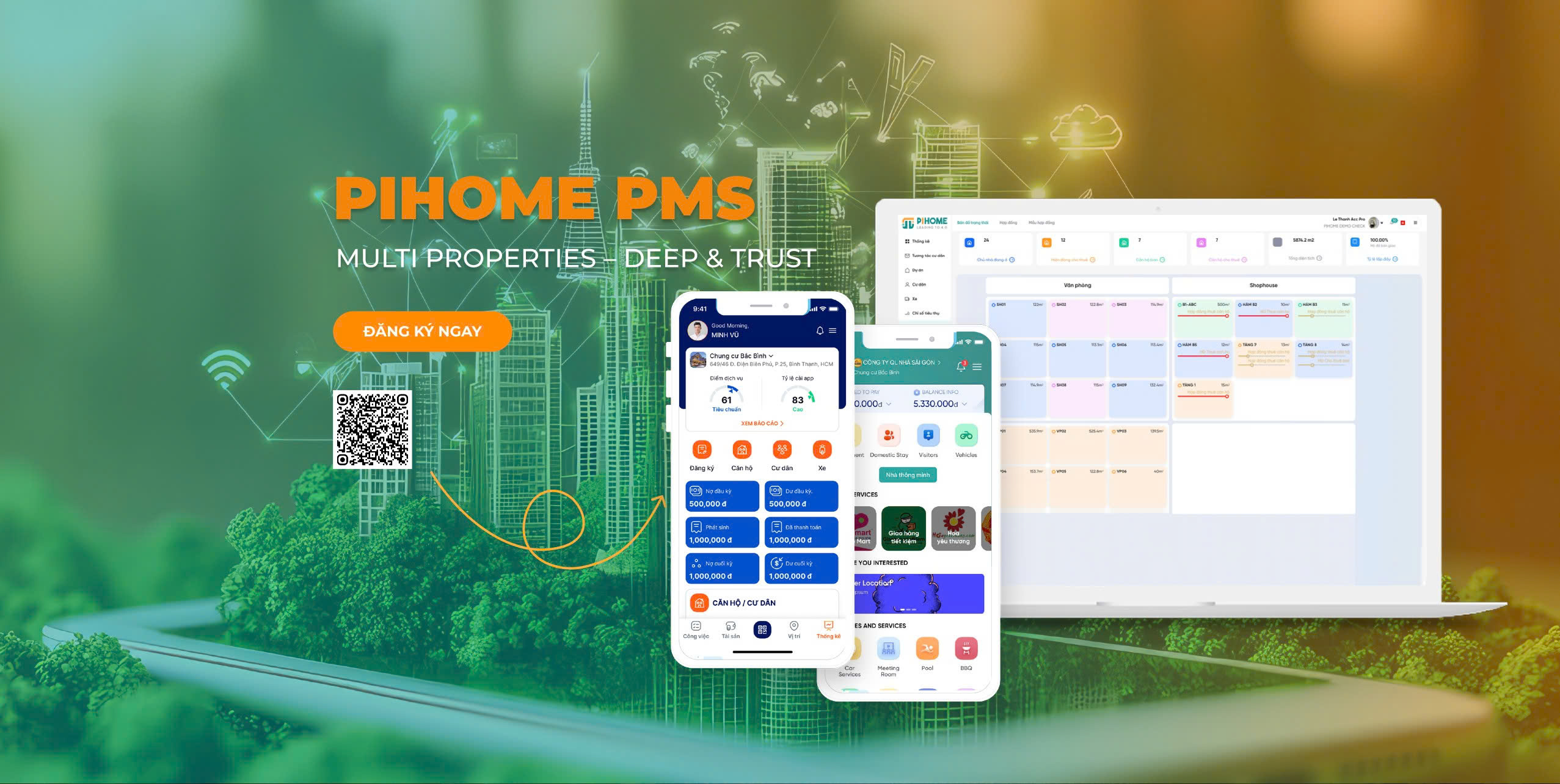 Giải pháp toàn diện - Công nghệ tiên phong hàng đầu - Triển khai nhanh chóng - Hỗ trợ 5 sao